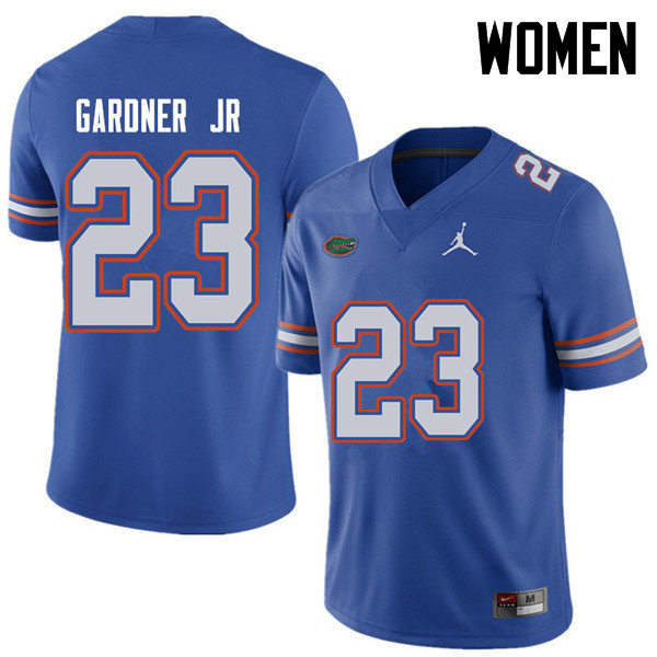 Jordan Brand Women #23 Chauncey Gardner Jr. Florida Gators College Football Jerseys Sale-Royal